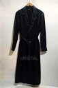 【中古】代官山)seya. セヤ Tailored dress shaded crisp wool テーラード ロングコート ジャケット ネイビー サイズM