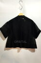 【中古】代官山)BLAMINK ブラミンク シアークルーネックショートスリーブ ブラック サイズ38 7921-299-0266 定価6.6万