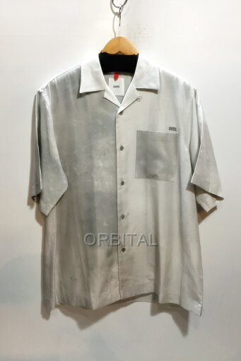 【中古】代官山)OAMC オーエーエムシー COSMOS KURT SHIRT グラデーション オープンカラーシャツ サイズM グレー OAMU601566 【中古】代官山)OAMC オーエーエムシー COSMOS KURT SHIRT グラデーション オープンカラーシャツ サイズM グレー OAMU601566