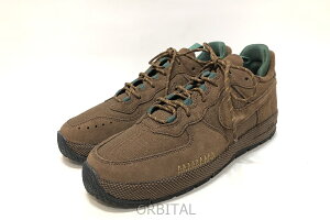 【中古】経堂) ナイキ エア フォース 1 ワイルド NIKE W AIR FORCE 1 WILD /ファー/ブロンジーン/カカオワオ FB2348-200 29cm 美品