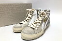 【中古】経堂) GOLDEN GOOSE ゴールデングース 23AW SLIDE NET AND GLITTER UPPER グリッター スニーカー 38 24...