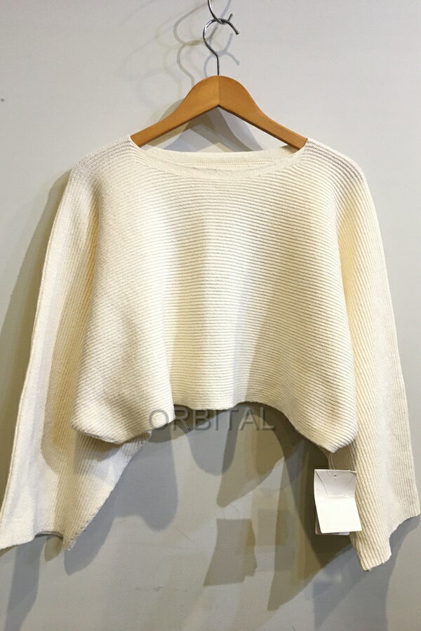 【中古】二子玉)FRAMeWORK フレームワーク 24SS 未使用 リネンコットンクロップドプルオーバーニット 2..