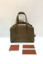 【中古】代官山)Loro Piana ロロピアーナ SESIA セージア マイクロ 2WAY ハンドバッグ グレー レザーバッグ ※スレ、小傷有