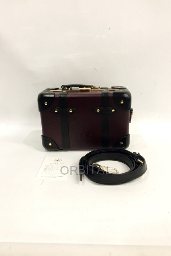 【中古】代官山)GLOBE TROTTER グローブトロッター マイクロケース クロスボディ ショル ...