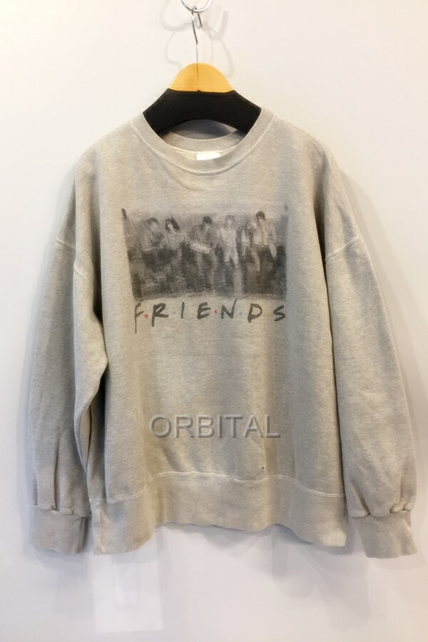 乐天商城 - 【中古】代官山)SAINT MICHAEL セントマイケル FRD_CREW N SWEAT FRIENDS フレンズ スウェットトップ グレー サイズXL