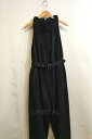 【中古】二子玉)noir kei ninomiya ノワールケイニノミヤ AD2023 オールインワン 定価85,800円 サロペット ブラック 黒 レディース S