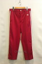 【中古】二子玉)Gucci x adidas グッチ×アディダス 未使用 Jersey Pant ジャージーパンツ トラックパンツ 710399 レッド 48 ...