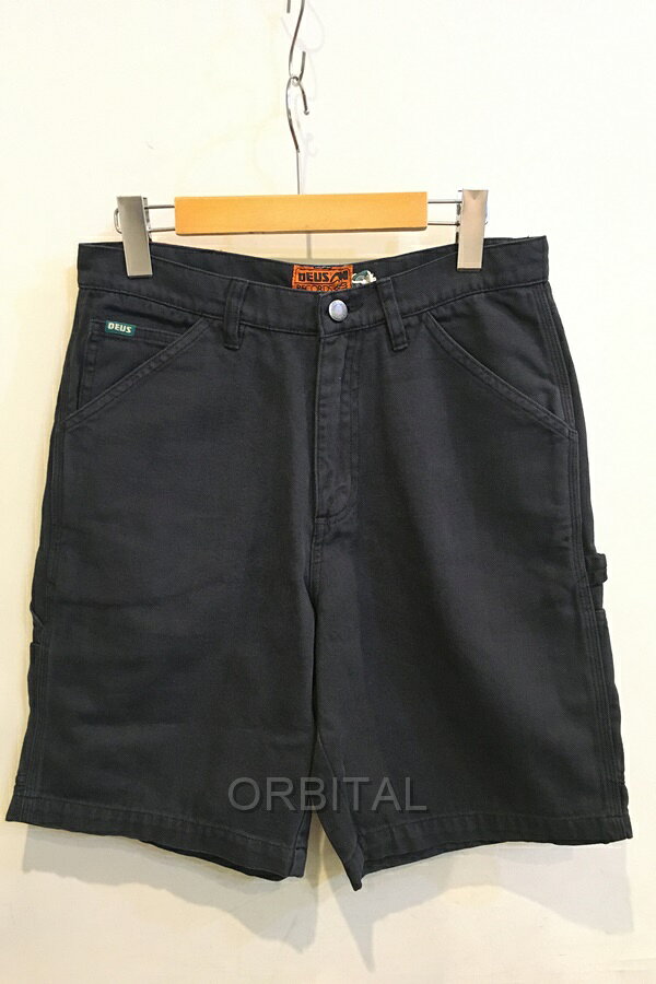 乐天商城 - 【中古】二子玉) Deus Ex Machina デウスエクスマキナ 未使用 BIG FELLA CANVAS SHORT DMP233858 ショーツ ネイビー メンズ 28
