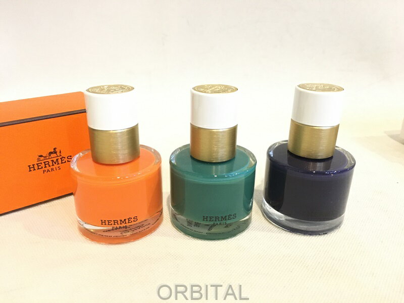 【中古】二子玉)HERMES エルメス 未使用 ネイルカラー3本セット 総額19,140円 マニキュア NO.33 65 96 近年発売