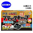 ブラックキャップ スキマ用 16個入 アース製薬 ゴキブリ 駆除剤 殺虫剤 隙間 置き型 1年間効く 防除用医薬部外品