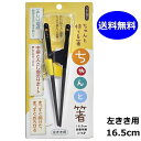 ちゃんと箸 イシダ 子供用 左きき用 16.5cm 矯正箸 4～6才 トレーニング箸 うるし仕上げ おけいこ箸 左利き