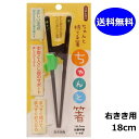 ちゃんと箸 イシダ 子供用 右きき用 18cm 矯正箸 7〜9才 トレーニング箸 うるし仕上げ おけいこ箸 右利き