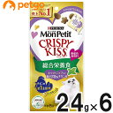 モンプチ クリスピーキッス 総合栄養食 キャットニップ入り贅沢お魚&チキン味 24g×6【まとめ買い】