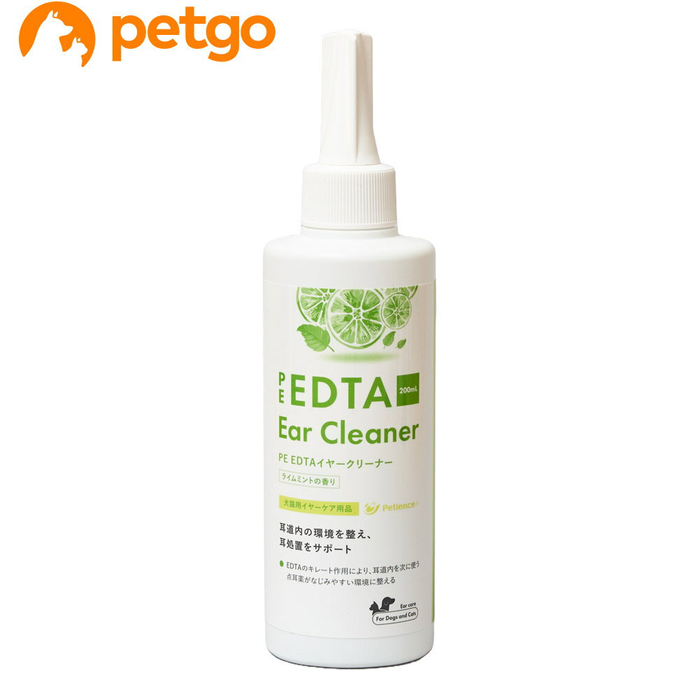 PE EDTA イヤークリーナー ライムミントの香り 犬猫用 200mL【あす楽】