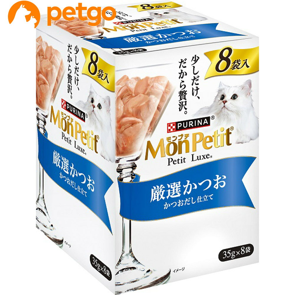 樂天商城 - モンプチ プチリュクス パウチ 厳選かつお 8P