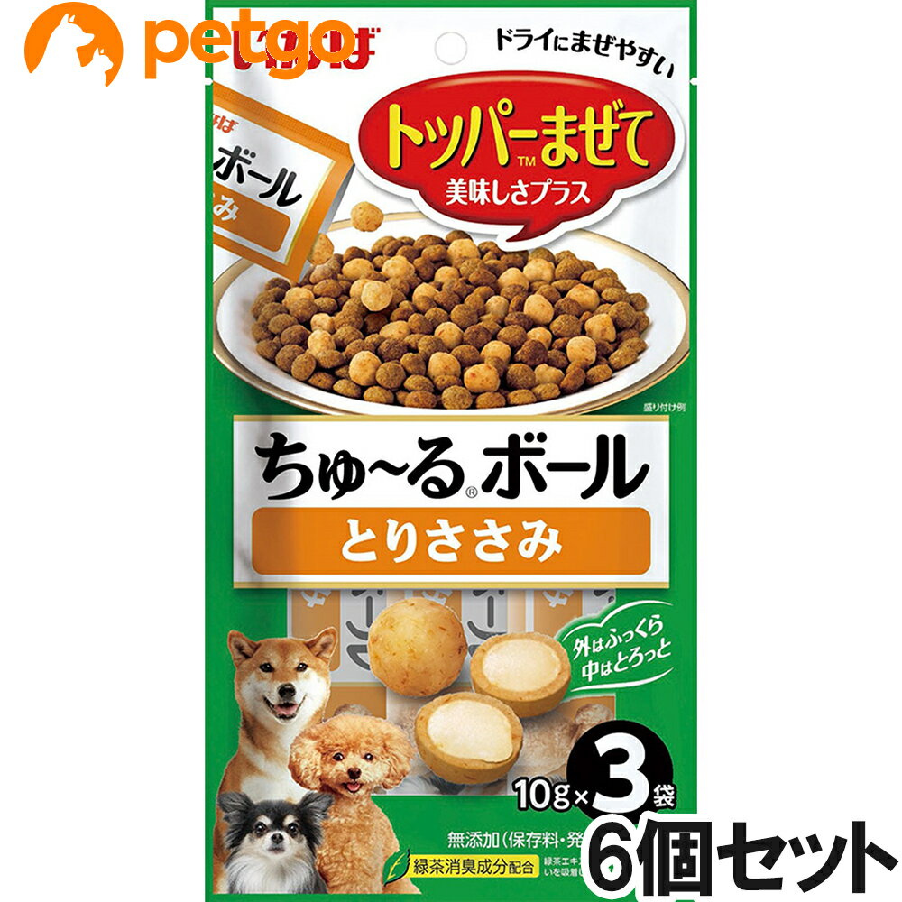 いなば 犬用 ちゅ～るボール とりささみ 10g×3袋×6【まとめ買い】