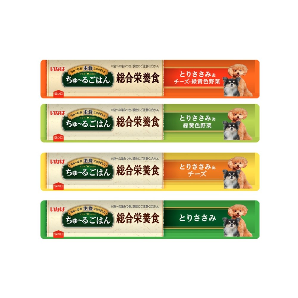ペットゴー 2号館 楽天市場店のいなば 犬用 ちゅ～るごはん チーズ野菜バラエティ 80本入り｜アングル3