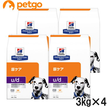 ヒルズ 犬用 u/d ドライ 3kg×4袋【ケース販売】【あす楽】