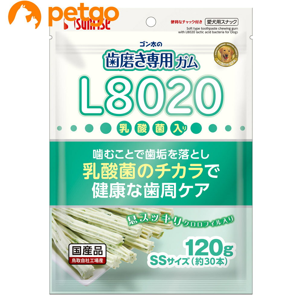 樂天商城 - ゴン太の歯磨き専用ガムSSサイズ L8020乳酸菌入り クロロフィル入り 120g