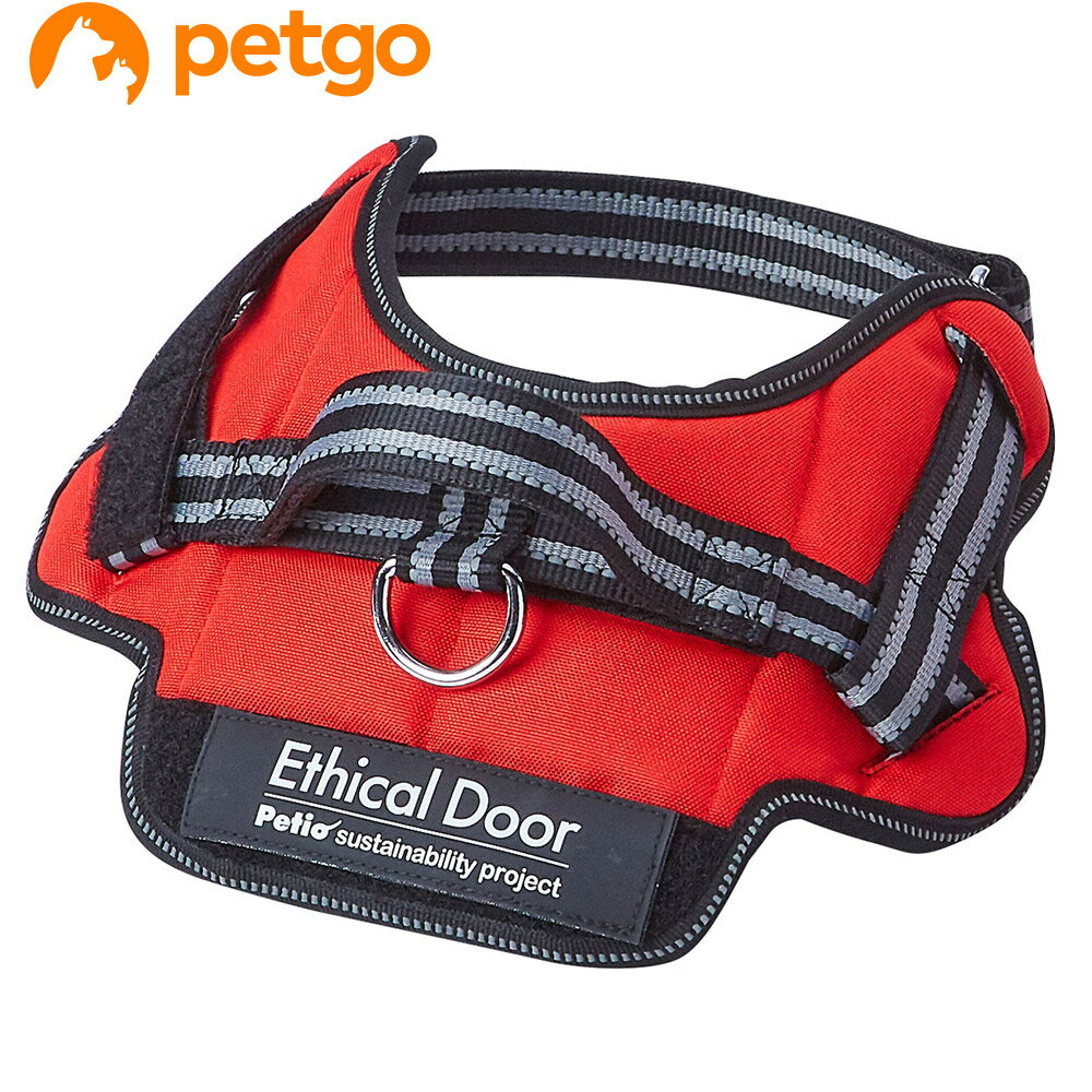 樂天商城 - ペティオ 犬用胴輪 EthicalDoor イージーウェアハーネス M レッド