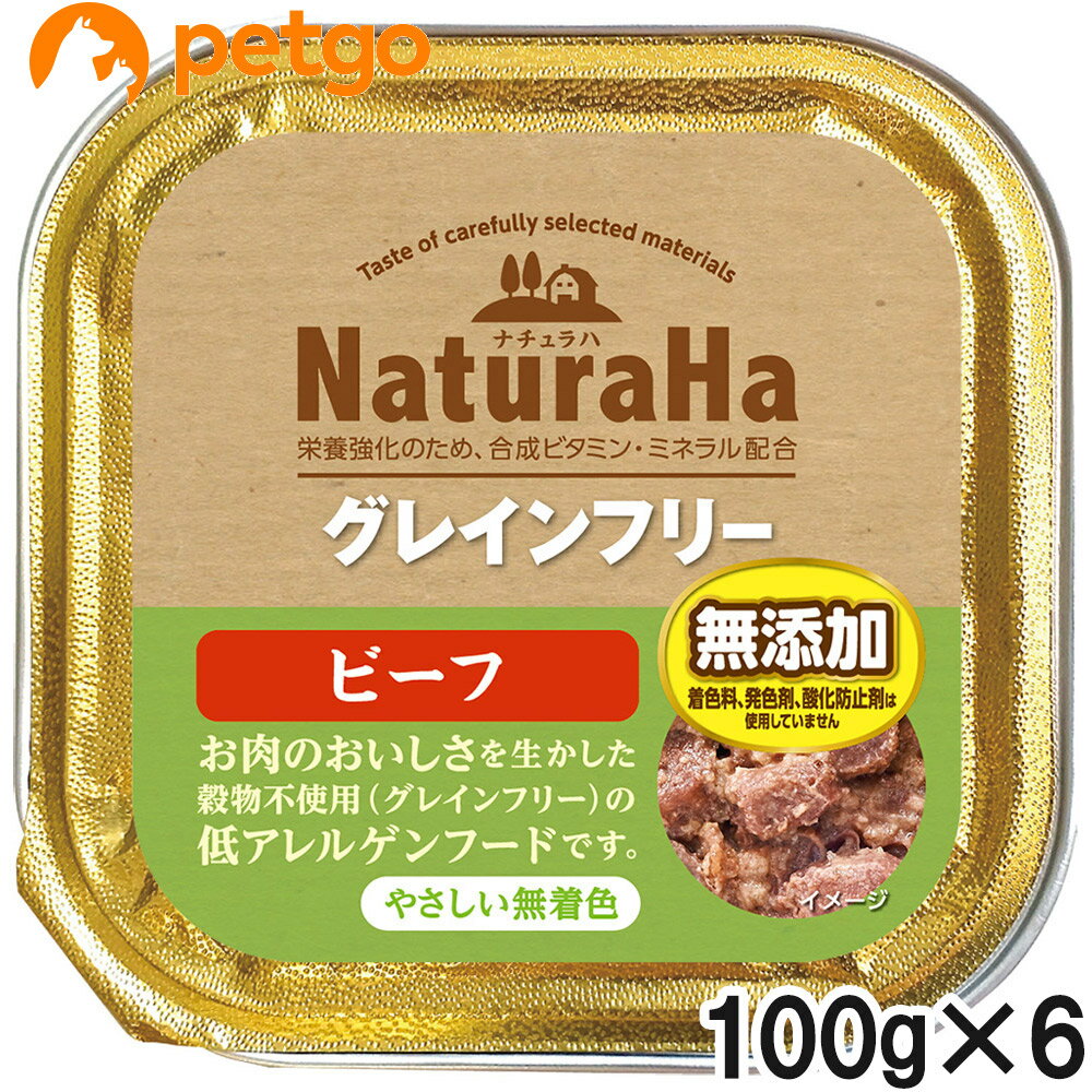 樂天商城 - サンライズ ナチュラハ グレインフリー ビーフ 犬用 100g×6個【まとめ買い】
