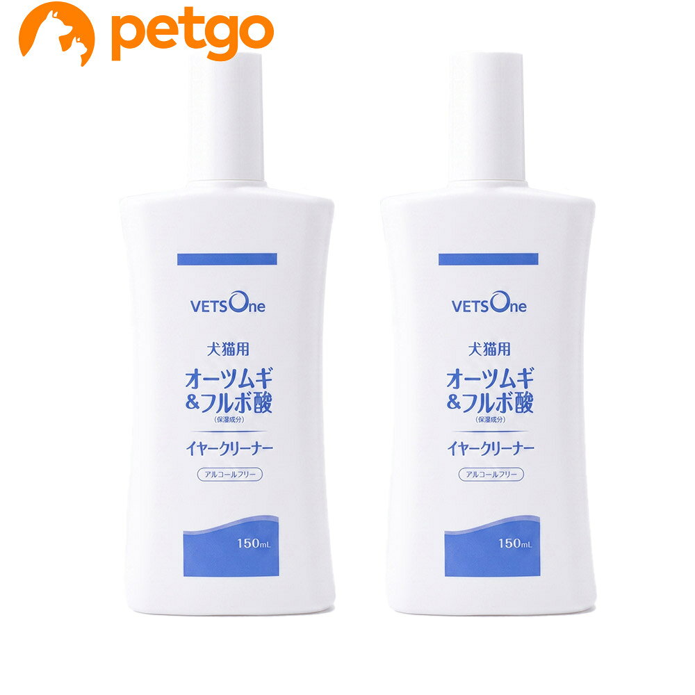【2本セット】ベッツワン 国産 犬猫用 オーツムギ＆フルボ酸イヤークリーナー 150mL