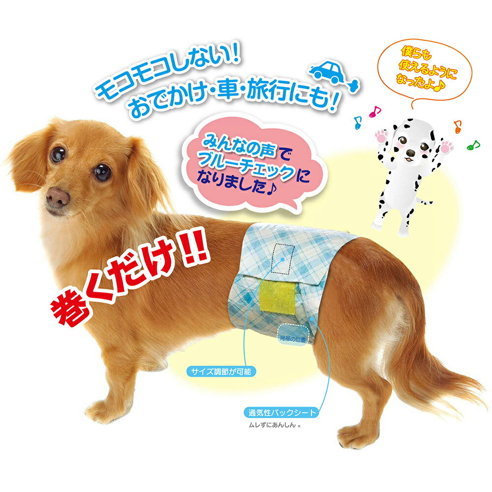 P.one男の子のためのマナーおむつおしっこ用ビッグパック中~大型犬24枚【あす楽】