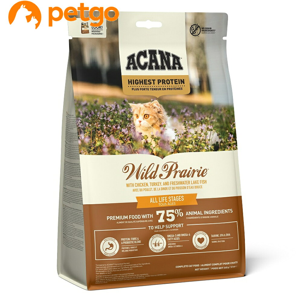 樂天商城 - ACANA(アカナ) ワイルドプレイリーキャット 340g