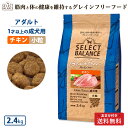 おまけ付き セレクトバランス グレインフリー アダルト チキン 小粒 2.4kg ドッグフード 犬 イヌ 成犬 ペット 健康 無着色 無香料 無添加 総合栄養食