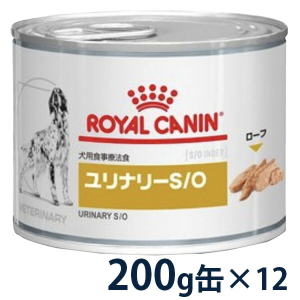 ロイヤルカナン 犬用 ユリナリーS/O ウェット 200g缶×12 療法食 1