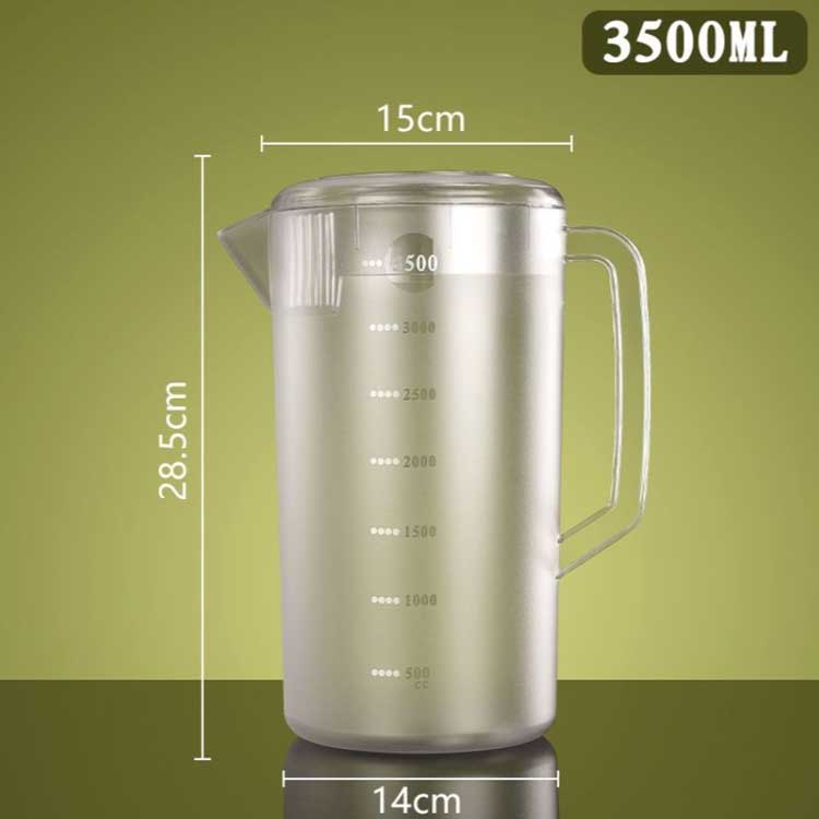 VEXIAの広口 2400ML 5000ML 割れにくい 大容量ピッチャー 大容量ピッチャー 2.4L 飲食店 5L 業務用 冷水筒 注ぎやすい ピッチャー ウォータージャグ 軽い .5L 目盛付 卓上用 大容量 丈夫 冷水ポット 麦茶 麦茶ポット お茶パック 水出し 飲料水 洗いやすい お手入れ簡単 冷蔵庫｜アングル3