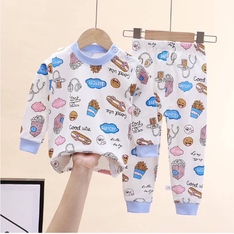 VEXIAのパジャマ 男の子 長袖 ベビーパジャマ こども 女の子 子供パジャマ 長袖パジャマ 上下セット 子ども キッズ 子供 送料無料 送料無料 子供服 ベビー 綿 春 秋 冬 春秋 秋冬 部屋着 寝巻き セットアップ キッズパジャマ 寝巻｜アングル2