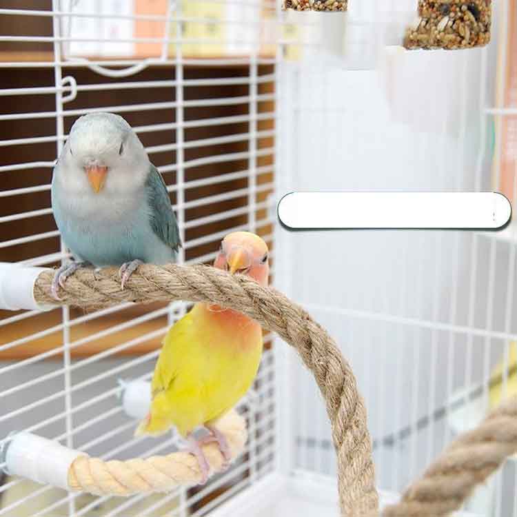 1m 鳥止まり木 インコ 小鳥用 60CM ロープ 止まり木 形自由自在 遊び場 針金入り ...