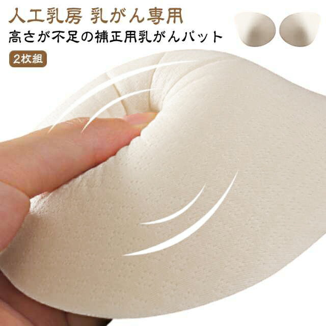 パッド 乳がんパッド パット ボディメイク 送料無料 乳がん用 送料無料 人工乳房 全摘 肩こり バスト補正 乳がん専用 乳がんパット 軽量フルカップ 空洞パッド大 2枚組 術後 乳癌 乳がん 全摘 再建 乳がん用 補整 手術後 前 後 補正