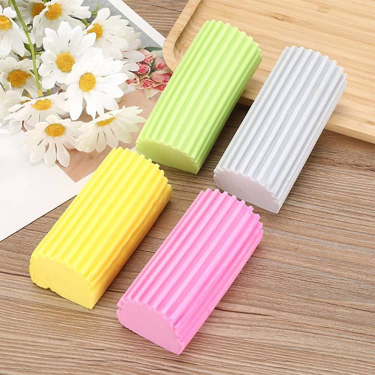 VEXIAの6個セット スポンジ クリーンスポンジ ホコリとり スポンジ クリーニング用品 蛇口 浴室 吸水 家庭用 ミラー ベースボード 通気口 食器洗い オフィス 手すり キッチン 窓 トラック 溝 傷つけない 使いやすい 再利用可能｜アングル3