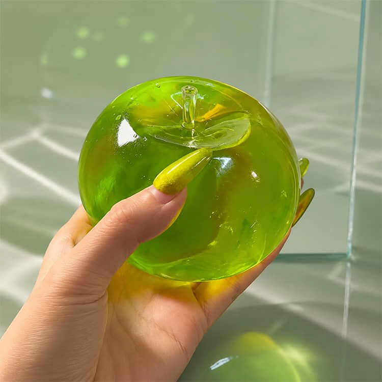 スクイーズ りんごスクイーズ スクイーズ玩具 青りんご 【2個セット】 赤りんご 暇つぶし 水感 緑 フィジェットトイ ストレス解消 【2個セット】 握るおもちゃ リフレッシュ 低反発 やわらか ピンク 癒しグッズ 大人 子ども デスクトイ vexia-10006548 VEXIA サンプル画像2