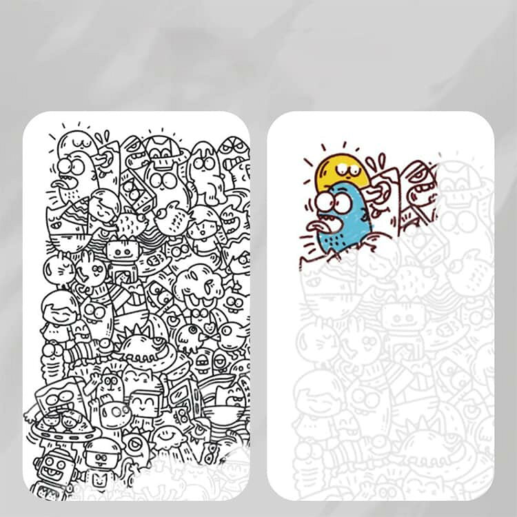 なぞり描き お絵描き 100枚セット 描画練習 トレースブック A5 練習帳 ストレス解...