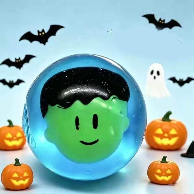 ハロウィン スクイーズ ぷにぷに おもちゃ ストレス解消 握るおもちゃ 低反発 ゆっくり戻る スクイーズボール ぷにぷにボール 癒しグッズ ハロウィン雑貨 コウモリ ゴースト おばけ パンプキン かぼちゃ かわいい 送料無料 おもしろ雑貨 vexia-10008901 VEXIA サンプル画像3