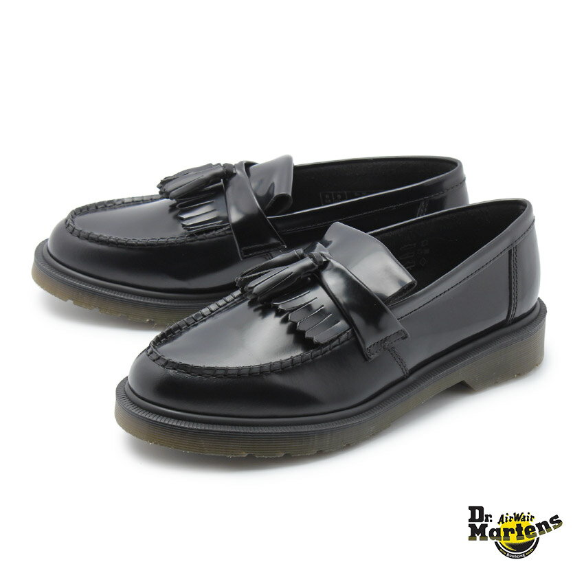 《今だけ！店内全品ポイントUP》ドクターマーチン ローファー DR.MARTENS メンズ レディース シューズ エイドリアン タッセル ADRIAN TASSEL LOAFER 24369001 ユニセックス レザー 黒 ブラック クラシック 人気 おしゃれ 定番