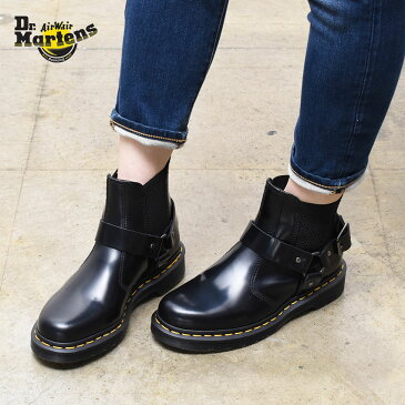 クーポンで1,000円OFF☆ドクターマーチン チェルシーブーツ メンズ レディース サイドゴア ウィンコックス ブーツ DR.MARTENS ブラック WINCOX CHELSEA BOOT 23866001 マーチン ユニセックス ベルト ショート 黒 レザー ハーネス バイカー