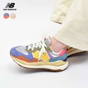 ニューバランス レディース スニーカー 5740 キッズ ジュニア 子供 NEW BALANCE 靴 シューズ ローカット レザー 本革 カジュアル おしゃれ ストリート カラフル 可愛い レトロ マルチカラー ピンク ベージュ W5740GBA W5740GVC W5740