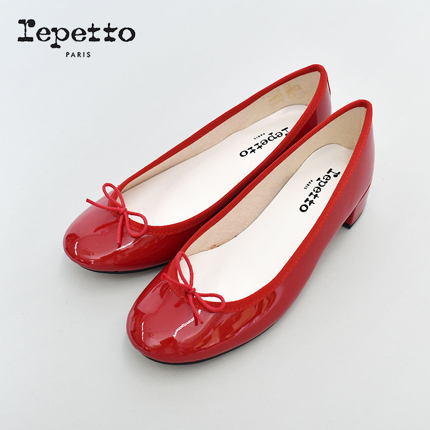 （TIME SALE）15日限定！☆レペット パンプス REPETTO バレエシューズ バレリーナ カミーユ BALLERINE CAMILLE V511V ローヒール ヒール 低い レディース 靴 バレーシューズ 天然皮革 パテント フラット 黒 赤 紺 ネイビー レッド ブラック かわいい リボン 人気 10sale