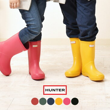 【限定クーポン配布】 HUNTER ハンター レインブーツ キッズ ファースト クラシック 長靴 KFT5003RMA W24133 KIDS FIRST) キッズ＆ジュニア(子供用) ハンター キッズ ブーツ 男の子 女の子 雪