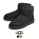 《今だけ！店内全品ポイントUP》アグ オーストラリア クラシック ミニ ムートンブーツ (UGG AUSTRALIA M CLASSIC MINI 1002072 M) メンズ(男性用) ショートブーツ ファーブーツ スノーブーツ 本革 シープスキン