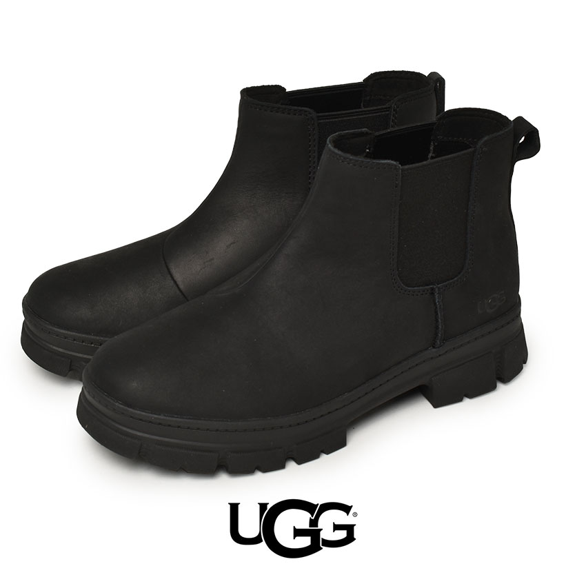 サイドゴア アグ ブーツ 冬 レインブーツ スノーブーツ 雨 雪 防水 レディース キッズ ジュニア 子供 UGG 本革 レザー アシュトンチェルシー 靴 サイドゴアブーツ ブランド 上品 滑りにくい 防滑 シンプル カジュアル ウォータープルーフ 保温 防寒 黒