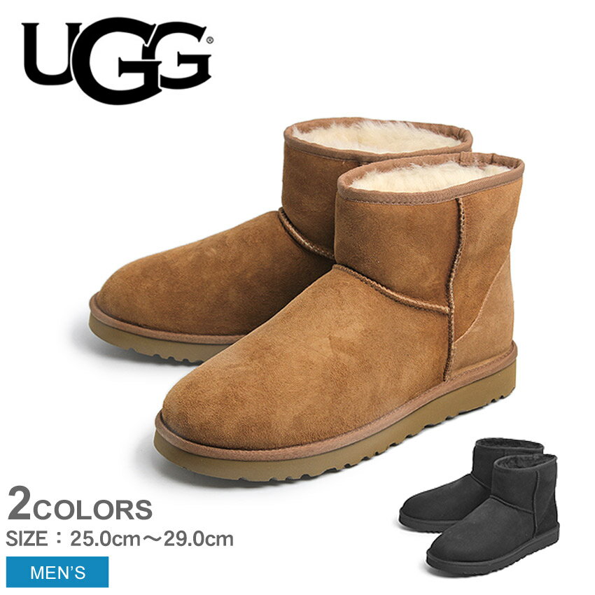 アグ オーストラリア クラシック ミニ ムートンブーツ (UGG AUSTRALIA M CLASSIC MINI 1002072 M) メンズ(男性用) ショートブーツ ファーブーツ スノーブーツ 本革 シープスキン