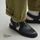 《限定クーポン配布》パラブーツ サンダル メンズ PARABOOT アドリアティック レザーサンダル 靴 紳士靴 シューズ レザーシューズ NOIRE LIS ...