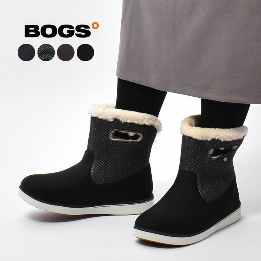 ボグス ブーツ レディース ボグス BOGS レディース ショート ブーツ ウォータープルーフ (bogs SHORT BOOTS 78409A 001 303)レディース WOMEN 防水 防滑 保温 ボア ショートブーツ