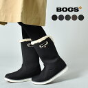 ボグス ミッドブーツ ウォータープルーフ BOGS スノーブーツ レディース ブラック 黒 ブラウン ミッドブーツ ウォータープルーフ 78408A ボア 防水...