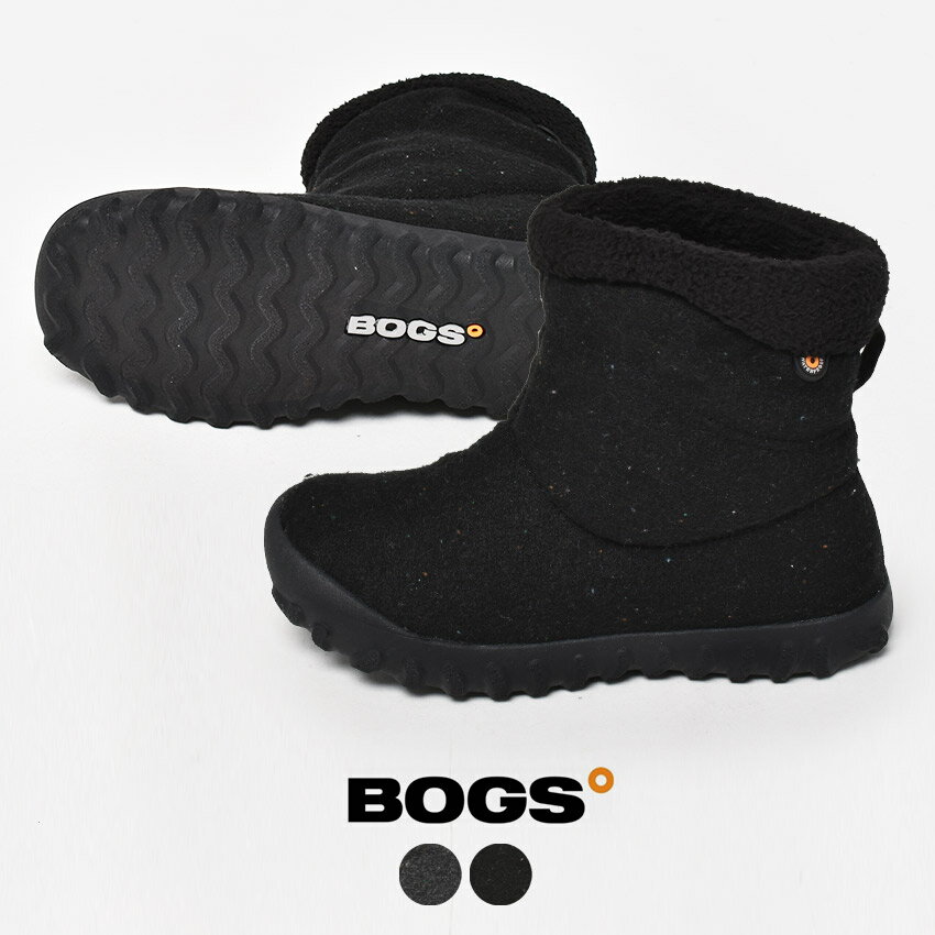 ボグス ブーツ レディース ボグス スノーブーツ レディース BOGS B-モック 2 シューズ スノーシューズ ウィンターブーツ ブーツ カジュアル シンプル ボア 靴 防水 保温 防寒 雨 雪 ブラック 黒 グレー 72699 B-MOC II